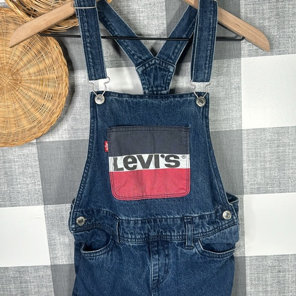 Levi’s Red & Blue overalls - Picture 2 of 7